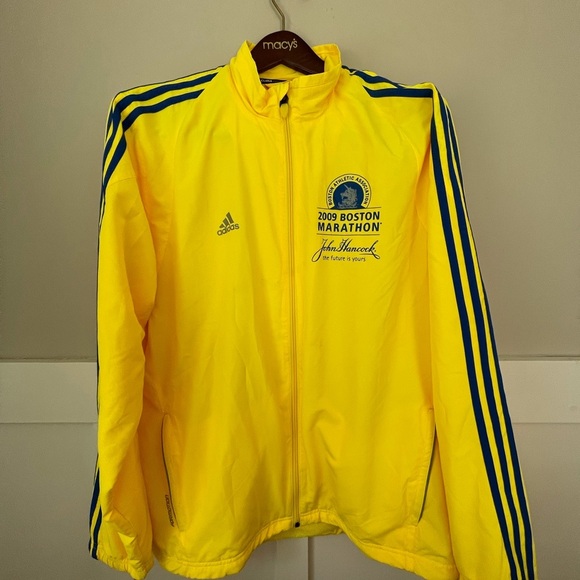 Adidas Jacket retro 2009 Boston Marathon full zip jacket size large unis… - Picture 1 of 8